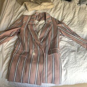 Blazer pink stripes